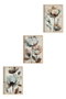 Wallity Pintura Decorativa en MDF con Marco (3 Piezas) 50 x 70 cm